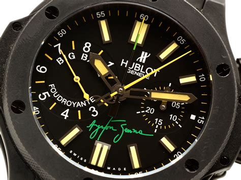 hublot geneve edition ayrton senna|Hublot. A large and heavy ceramic limited edition automatic split .